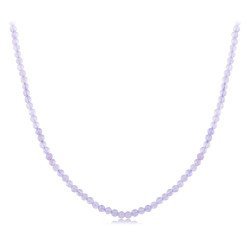 Bamoer Κολιέ Bsn431 Με Κρύσταλλα, Ασήμι 925, Μωβ