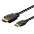 Goobay Καλώδιο Mini Hdmi Σε Hdmi 74083 Με Ethernet, 4K/60Hz, 18 Gbps, 2M, Μαύρο