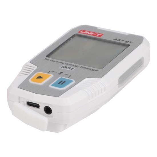 Uni-T Ψηφιακό Θερμόμετρο & Υγρασιόμετρο A57 Bt, -40~85 °C, Bluetooth, Ip54 Uni-T Ψηφιακό Θερμόμετρο & Υγρασιόμετρο A57 Bt, -40~85 °C, Bluetooth, Ip54