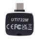 Uni-T Συσκευή Θερμικής Απεικόνισης Uti722M Για Smartphone, Usb-C, 20 °C Έως 450 °C Uni-T Συσκευή Θερμικής Απεικόνισης Uti722M Για Smartphone, Usb-C, 20 °C Έως 450 °C