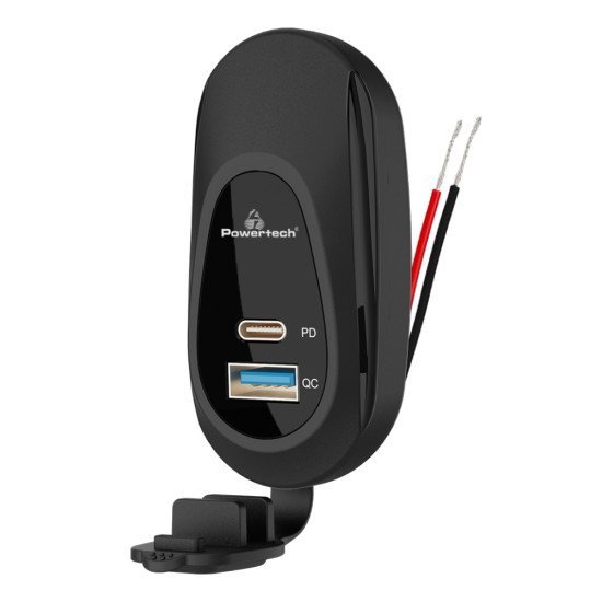 Powertech Πρίζα Usb Για Σκάφη & Οχήματα Ptl-026, Usb & Usb-C Powertech Πρίζα Usb Για Σκάφη & Οχήματα Ptl-026, Usb & Usb-C