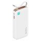 Usams Power Bank Cd224 Με Καλώδιο Usb-C, 2X Θύρες Εξόδου, 10000Mah, 20W, Λευκό Usams Power Bank Cd224 Με Καλώδιο Usb-C, 2X Θύρες Εξόδου, 10000Mah, 20W, Λευκό