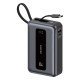 Usams Power Bank Cd243 Με Καλώδιο Usb-C, 2X Θύρες Εξόδου, 20000Mah, 65W, Γκρι Usams Power Bank Cd243 Με Καλώδιο Usb-C, 2X Θύρες Εξόδου, 20000Mah, 65W, Γκρι