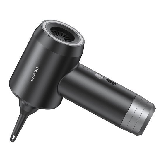 Usams 2 Σε 1 Σκουπάκι Χειρός & Air Duster Zb291, 60W, 4000Mah, Μαύρο Usams 2 Σε 1 Σκουπάκι Χειρός & Air Duster Zb291, 60W, 4000Mah, Μαύρο