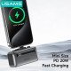 Usams Power Bank Cd233, Usb-C/Lightning Έξοδος, 4500Mah, 20W, Γκρι Usams Power Bank Cd233, Usb-C/Lightning Έξοδος, 4500Mah, 20W, Γκρι
