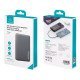 Usams Power Bank Cd242, Magnetic Wireless, Usb-C Έξοδος, 10000Mah, 20W, Γκρι Usams Power Bank Cd242, Magnetic Wireless, Usb-C Έξοδος, 10000Mah, 20W, Γκρι