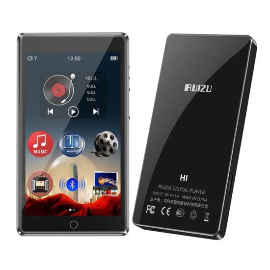 Ruizu Mp3 Player Η1 Με Οθόνη Αφής 4", 32Gb, Ελληνικό Μενού, Bluetooth, Μαύρο Ruizu Mp3 Player Η1 Με Οθόνη Αφής 4", 32Gb, Ελληνικό Μενού, Bluetooth, Μαύρο