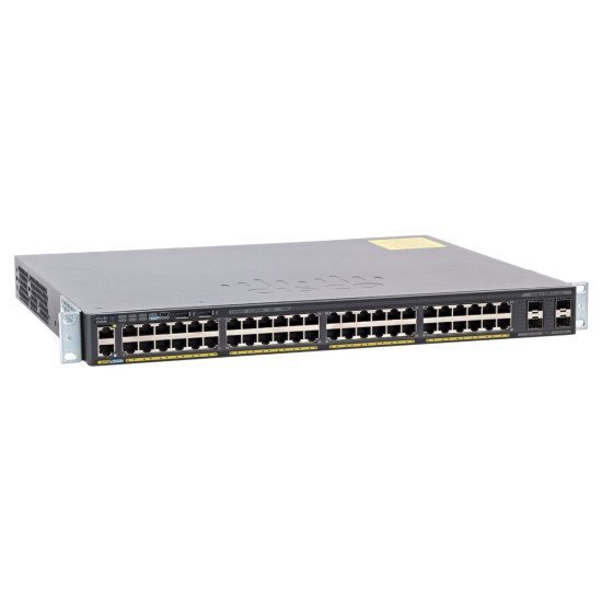 Cisco Used Switch Catalyst Ws-C2960X-48Fps-L, 48X 10/100/1000 Poe+