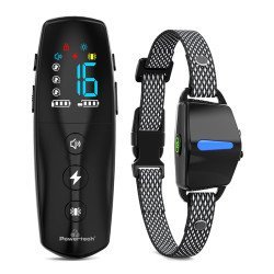 Powertech Ηλεκτρικό Κολάρο Εκπαίδευσης Σκύλου Pt-1398 Με Ασύρματο Χειριστήριο, Εμβέλεια 800M