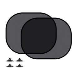 Σκίαστρα Αυτοκινήτου Da354, Με Βεντούζα, 44X36.5Cm, 2Τμχ