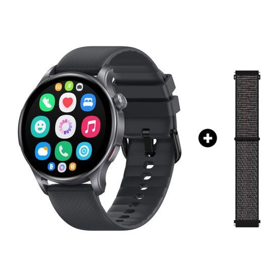 Zeblaze Smartwatch Btalk 3 Gps, Heart Rate, 1.43" Amoled, Gps, 3 Atm, Γκρι