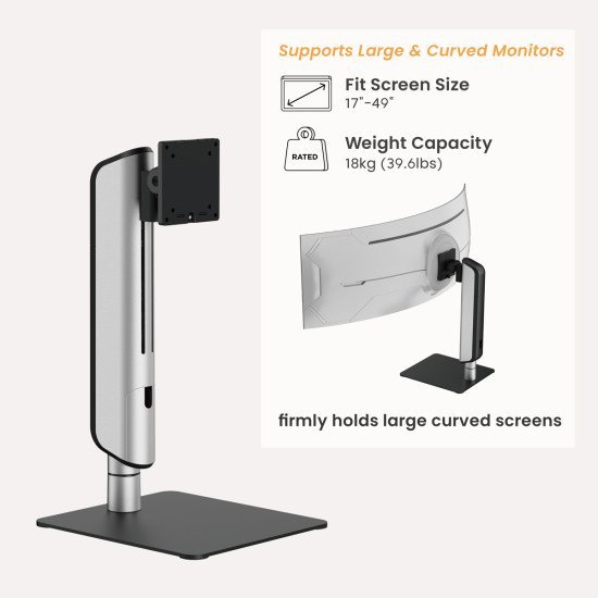 Brateck Βάση Γραφείου Οθόνης Ldt70-T01, 17-49", Έως 18Kg, Heavy Duty Brateck Βάση Γραφείου Οθόνης Ldt70-T01, 17-49", Έως 18Kg, Heavy Duty