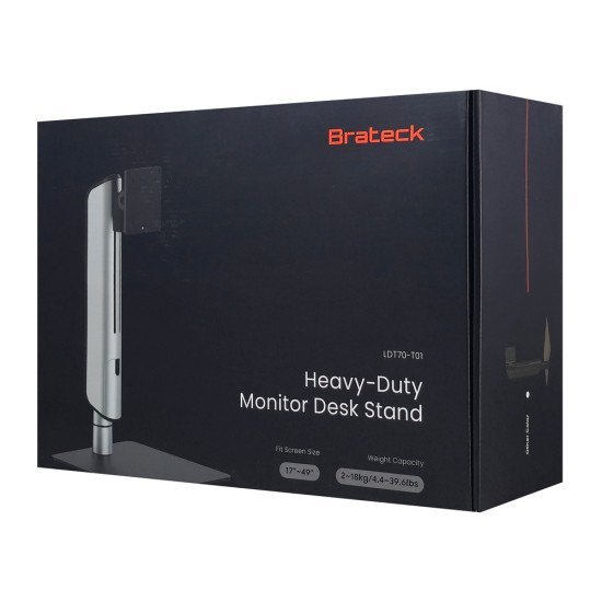Brateck Βάση Γραφείου Οθόνης Ldt70-T01, 17-49", Έως 18Kg, Heavy Duty Brateck Βάση Γραφείου Οθόνης Ldt70-T01, 17-49", Έως 18Kg, Heavy Duty