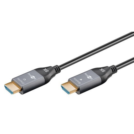 Goobay Καλώδιο Hdmi 2.1 76277 Με Ethernet, 8K/60Hz, 48 Gbps, 40M, Μαύρο Goobay Καλώδιο Hdmi 2.1 76277 Με Ethernet, 8K/60Hz, 48 Gbps, 40M, Μαύρο