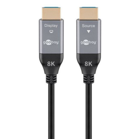 Goobay Καλώδιο Hdmi 2.1 76277 Με Ethernet, 8K/60Hz, 48 Gbps, 40M, Μαύρο Goobay Καλώδιο Hdmi 2.1 76277 Με Ethernet, 8K/60Hz, 48 Gbps, 40M, Μαύρο