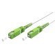 Goobay Καλώδιο Οπτικής Ίνας Sc-Apc 59599, Singlemode Os2, 15M, Λευκό Goobay Καλώδιο Οπτικής Ίνας Sc-Apc 59599, Singlemode Os2, 15M, Λευκό