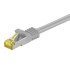 Goobay Καλώδιο Δικτύου 91585, Cat 7 S/Ftp, Copper, 500Mhz, 1M, Γκρι