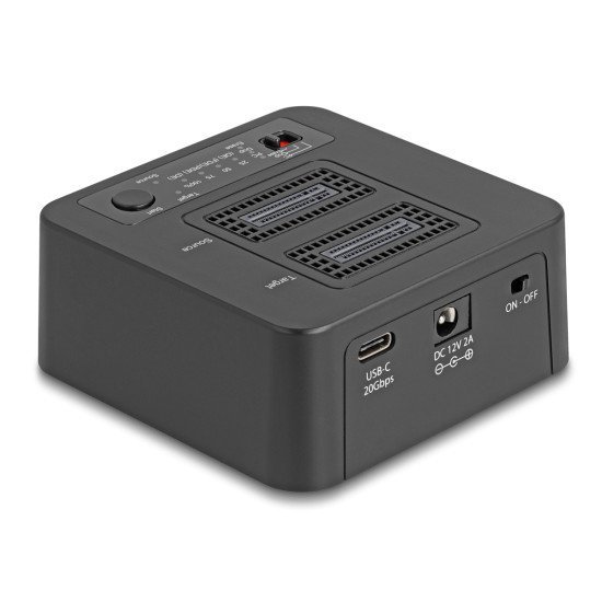 Delock Docking Station Για M.2 Nvme Ssd 64300, 2 Θέσεων, 20Gbps, Clone/Erase Function, Μαύρο Delock Docking Station Για M.2 Nvme Ssd 64300, 2 Θέσεων, 20Gbps, Clone/Erase Function, Μαύρο