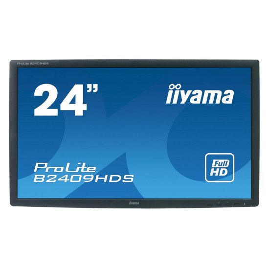 Iiyama Used Οθόνη B2409Hds Led, 24" 1920X1080, Vga/Hdmi/Dvi, Χωρίς Βάση, Grade A Iiyama Used Οθόνη B2409Hds Led, 24" 1920X1080, Vga/Hdmi/Dvi, Χωρίς Βάση, Grade A