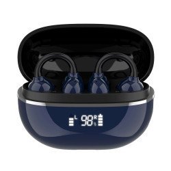 Ldnio Earphones Με Θήκη Φόρτισης T09, Ows, Φ10Mm, 35/400Mah, Μπλε