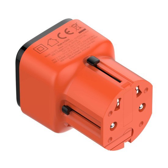 Ldnio Φορτιστής Τοίχου Q2420 Με Καλώδιο, Usb/Usb-C, 45W, Universal Πρίζα, Πορτοκαλί Ldnio Φορτιστής Τοίχου Q2420 Με Καλώδιο, Usb/Usb-C, 45W, Universal Πρίζα, Πορτοκαλί