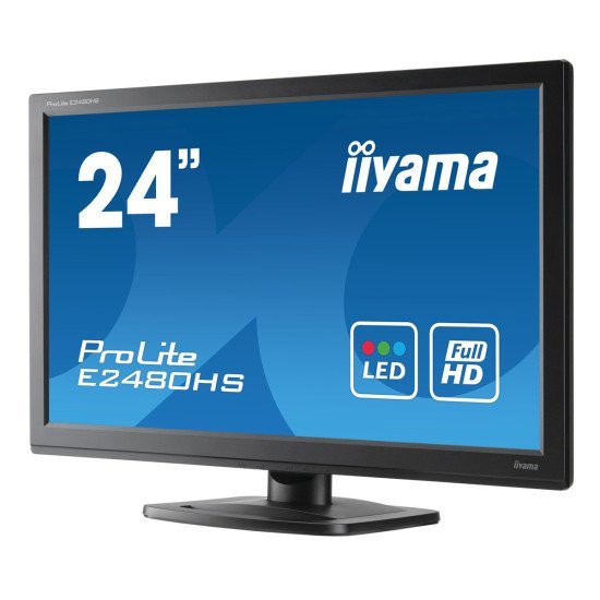Iiyama Used Οθόνη E2480Hs Led, 24" 1920X1080, Vga/Dvi/Displayport, Grade B Iiyama Used Οθόνη E2480Hs Led, 24" 1920X1080, Vga/Dvi/Displayport, Grade B