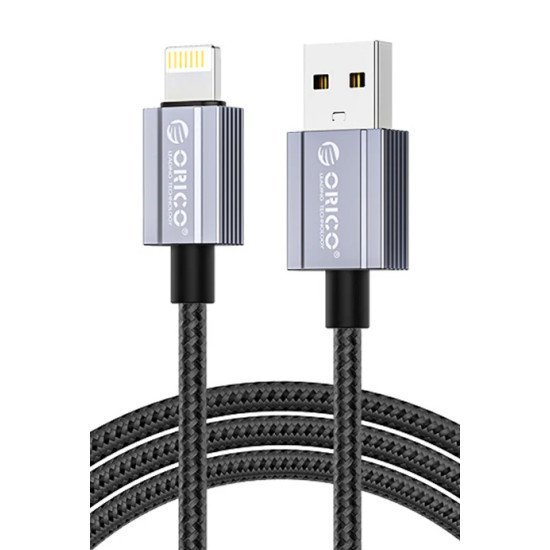 Orico Καλώδιο Lightning Σε Usb Gqa12, 2.4A, 480Mbps, 1M, Μαύρο Orico Καλώδιο Lightning Σε Usb Gqa12, 2.4A, 480Mbps, 1M, Μαύρο