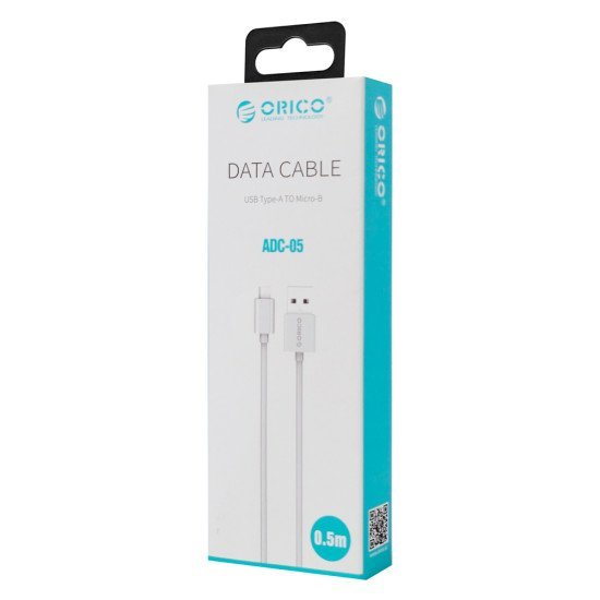 Orico Καλώδιο Micro Usb Σε Usb Adc-05, 3A, 480Mbps, 0.5M, Λευκό Orico Καλώδιο Micro Usb Σε Usb Adc-05, 3A, 480Mbps, 0.5M, Λευκό