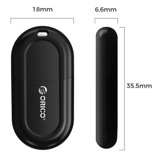 Orico Usb Αντάπτορας Bluetooth 5.3 Bta-53, Μαύρος Orico Usb Αντάπτορας Bluetooth 5.3 Bta-53, Μαύρος