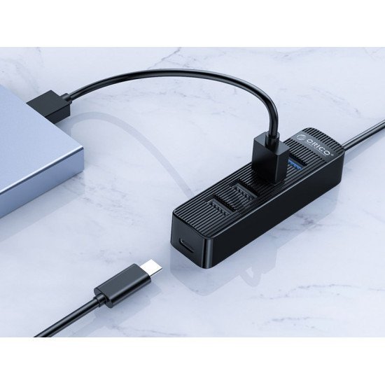Orico Usb Hub Twu32-4A, 4X Θυρών, Usb 3.0, 5Gbps, Usb Σύνδεση, Μαύρο Orico Usb Hub Twu32-4A, 4X Θυρών, Usb 3.0, 5Gbps, Usb Σύνδεση, Μαύρο