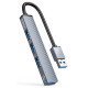Orico Usb Hub Ah-A13, 4X Θυρών, Usb 3.0, 5Gbps, Usb Σύνδεση, Γκρι Orico Usb Hub Ah-A13, 4X Θυρών, Usb 3.0, 5Gbps, Usb Σύνδεση, Γκρι