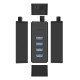 Orico Usb Hub W5P-U3, 4X Θυρών, Usb 3.0, 5Gbps, Usb Σύνδεση, 1M Καλώδιο, Μαύρο Orico Usb Hub W5P-U3, 4X Θυρών, Usb 3.0, 5Gbps, Usb Σύνδεση, 1M Καλώδιο, Μαύρο