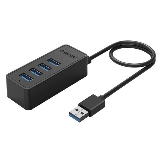 Orico Usb Hub W5P-U3, 4X Θυρών, Usb 3.0, 5Gbps, Usb Σύνδεση, 1M Καλώδιο, Μαύρο Orico Usb Hub W5P-U3, 4X Θυρών, Usb 3.0, 5Gbps, Usb Σύνδεση, 1M Καλώδιο, Μαύρο
