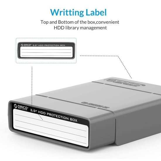 Orico Θήκη Προστασίας Για 3.5" Hdd Php35-V1, Γκρι Orico Θήκη Προστασίας Για 3.5" Hdd Php35-V1, Γκρι