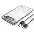 Orico Θήκη Για 2.5" Sata Hdd/Ssd 2139U3, 5Gbps, Διάφανη