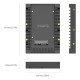 Orico Tray 3.5" Για 2.5" Hdd/Ssd 1125Ss-V1, 6Gbps, Μαύρο Orico Tray 3.5" Για 2.5" Hdd/Ssd 1125Ss-V1, 6Gbps, Μαύρο