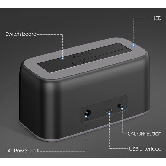 Orico Docking Station Για 2.5" Ή 3.5" Sata Hdd/Ssd 6819C3-V1, 5Gbps, Μαύρο Orico Docking Station Για 2.5" Ή 3.5" Sata Hdd/Ssd 6819C3-V1, 5Gbps, Μαύρο