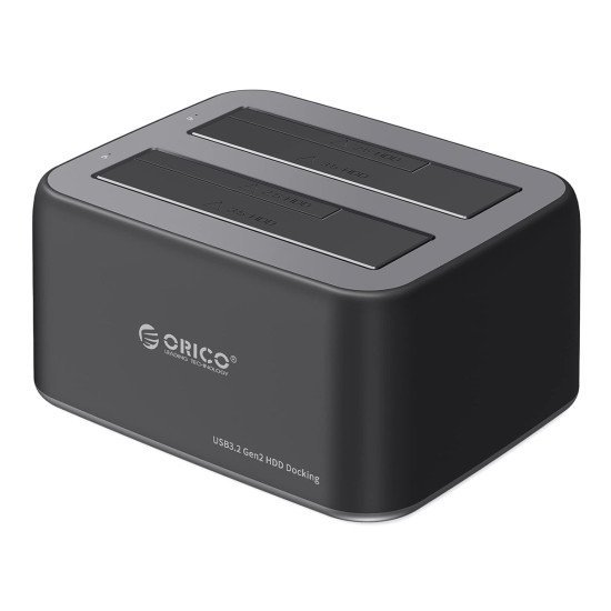 Orico Docking Station Για 2.5" Ή 3.5" Sata Hdd/Ssd 6829C3-V1, 2 Θέσεων, 5Gbps, Μαύρο Orico Docking Station Για 2.5" Ή 3.5" Sata Hdd/Ssd 6829C3-V1, 2 Θέσεων, 5Gbps, Μαύρο