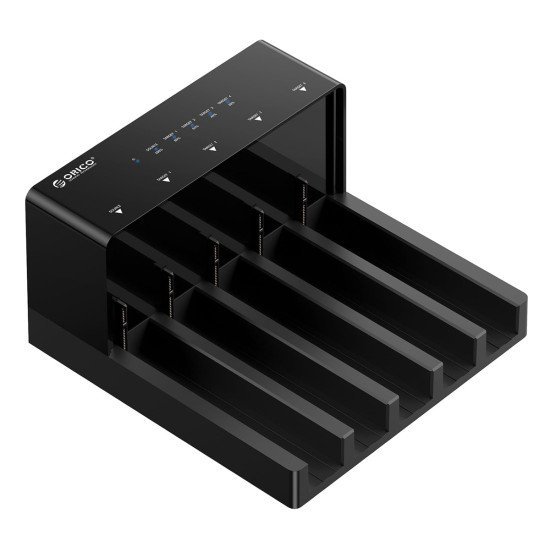 Orico Docking Station Για 2.5" Ή 3.5" Sata Hdd/Ssd 6558Us3-C, 5 Θέσεων, 5Gbps, Clone Function, Μαύρο Orico Docking Station Για 2.5" Ή 3.5" Sata Hdd/Ssd 6558Us3-C, 5 Θέσεων, 5Gbps, Clone Function, Μαύρο