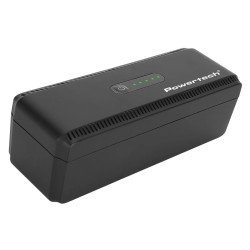 Powertech Mini Dc Ups Pt-1436, 18W, 8800Mah, 3X Dc, Usb/Usb-C/Lan/Poe, Μαύρο