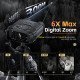 Fnirsi Ψηφιακά Κιάλια Nvs-40 Με Νυχτερινή Όραση, 6X Zoom, 4K/36Mp, Μαύρα