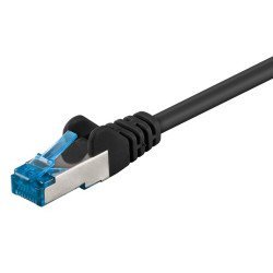 Goobay Καλώδιο Δικτύου 93685, Cat 6A S/Ftp, 500Mhz, Copper, 1M, Μαύρο