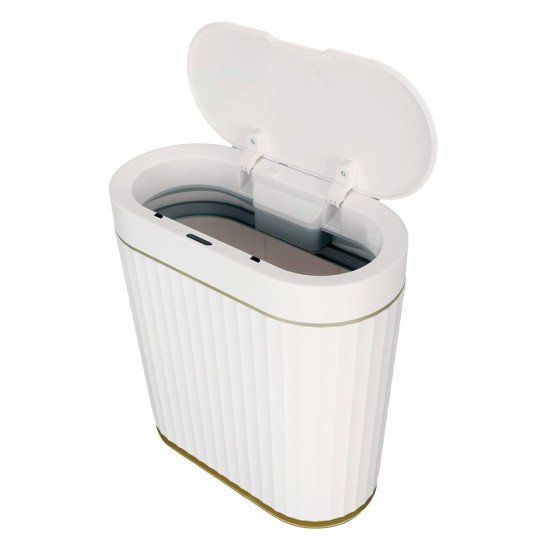 Home Use Κάδος Απορριμμάτων Huh-0227 Με Φωτοκύτταρο, 9Lt, Λευκός Home Use Κάδος Απορριμμάτων Huh-0227 Με Φωτοκύτταρο, 9Lt, Λευκός