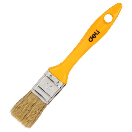 Deli Πινέλο Βαφής Dl509133 Με Φυσικές Τρίχες, Πλαστική Λαβή, 30Mm