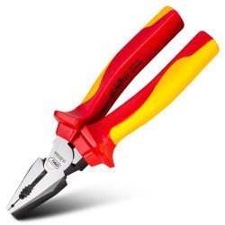 Deli Πένσα Ηλεκτρολόγου Dl512006 Με Αντιολισθητικές Λαβές, Vde 1000V, 160Mm