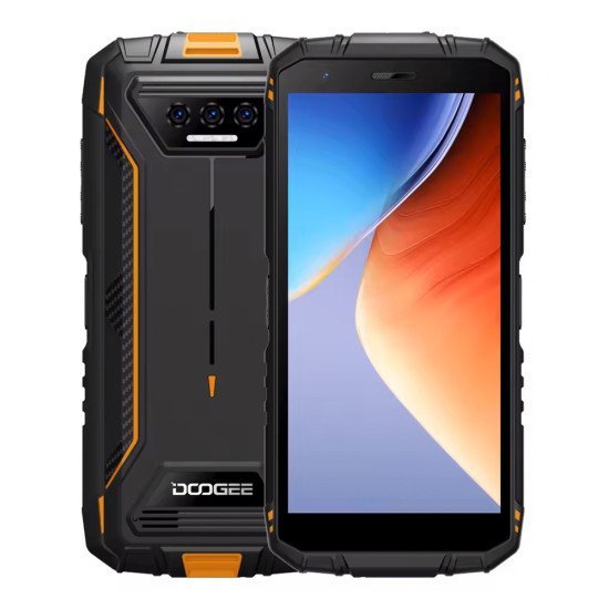 Doogee Smartphone S41T, 5.5", 4/64Gb, 6300Mah, Ip68/Ip69K, Πορτοκαλί Doogee Smartphone S41T, 5.5", 4/64Gb, 6300Mah, Ip68/Ip69K, Πορτοκαλί