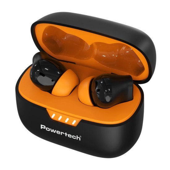 Powertech Earphones Με Θήκη Φόρτισης Pt-1431, True Wireless, 40/400Mah, Anc & Enc, Μαύρα Powertech Earphones Με Θήκη Φόρτισης Pt-1431, True Wireless, 40/400Mah, Anc & Enc, Μαύρα
