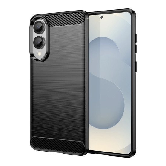 Powertech Θήκη Carbon Mob-2009 Για Samsung S25 Edge, Μαύρη Powertech Θήκη Carbon Mob-2009 Για Samsung S25 Edge, Μαύρη