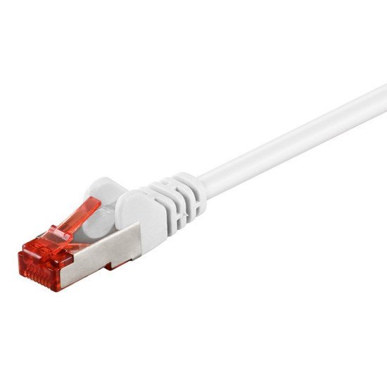 Goobay Καλώδιο Δικτύου 93505, Cat 6 S/Ftp, Copper, 250Mhz, 2M, Λευκό Goobay Καλώδιο Δικτύου 93505, Cat 6 S/Ftp, Copper, 250Mhz, 2M, Λευκό