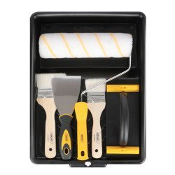 Deli Σετ Βαφής Dl528006, Ρολό/2X Πινέλα/Σπάτουλα/Γυαλοχαρτιέρα/Σκάφη, 6Τμχ Deli Σετ Βαφής Dl528006, Ρολό/2X Πινέλα/Σπάτουλα/Γυαλοχαρτιέρα/Σκάφη, 6Τμχ